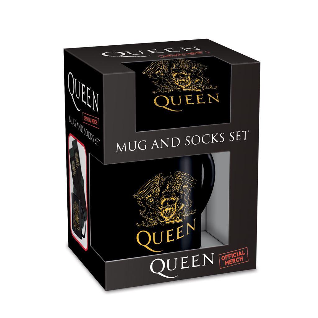 Queen Logo Mug and Sock Set