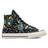 Converse Кроссовки унисекс Chuck 70 High Peace & Unity, разноцветные, черные, с блеском мака 172259C
