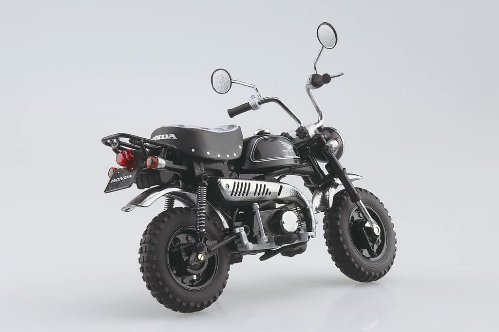 AOSHIMA Skynet Завершенный мотоцикл Honda Monkey Limited Черный 1/12