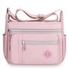 Ladies Nylon Messenger Bag With Contrast Color Design For Casual Outings