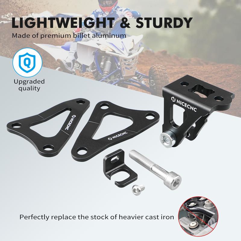 NICECNC For Yamaha Engine Mounting Bracket YFZ450R 2009-2024 YFZ450R SE 2015-2024 YFZ450X 2010-2011 YFZ450 Rust Resistance ATV
