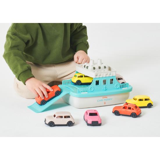 My Little Tiger Car Ferry + Mini Car 4P Bath Toy Set, Korean Bath Toys
