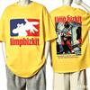 Limp Bizkit Для фанатов Подарок Футболка Унисекс Унисекс Харадзюку Оверсайз Унисекс С коротким рукавом Уличная одежда Высокое качество Для пар Высокое качество
