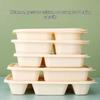 Xitianlong 650ml Degradable Double-Compartment Takeaway Boxes
