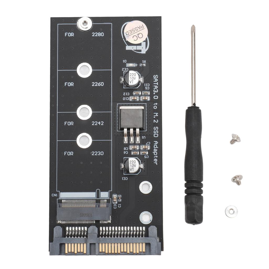 Профессиональная карта-адаптер M.2 NGFF к SATA 6 Гбит/с Поддерживает M.2 NGFF 2280 2260 2242 2230 M.2 NGFF SSD к 2,5-дюймовому SATA