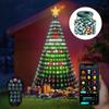 Christmas Tree Decor 400LED Christmas Tree Lights Fairy String Light DIY Picture APP & Remote Control for Outdoor LED Light