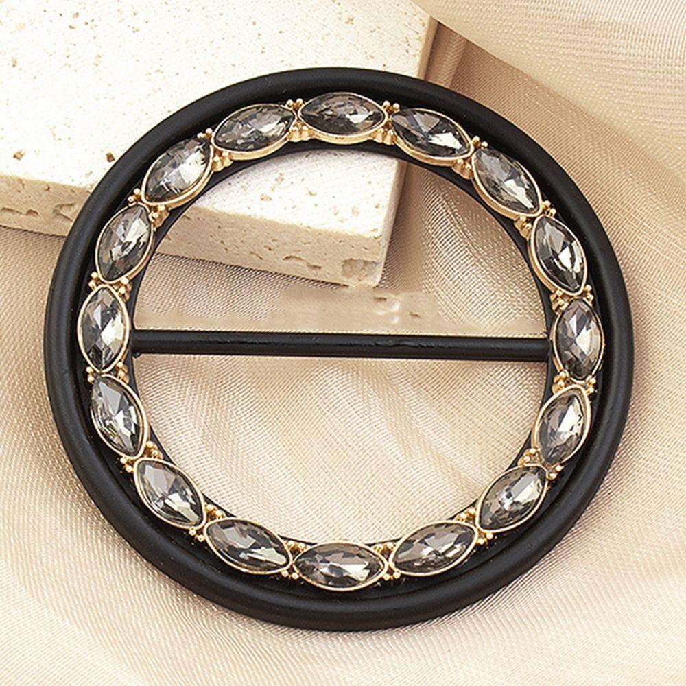 Waist Buckle Scarf Ring Corner Knotted Buttons Coat Adjustment Button Scarf Buckle Belt Button