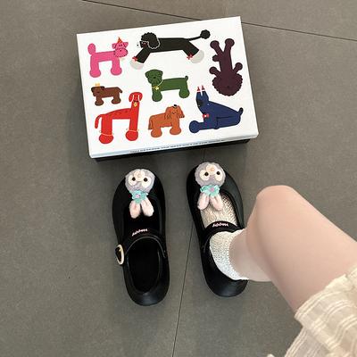 Милые мультяшные кукольные сандалии с пряжкой на одно слово, женские летние модные повседневные, с юбкой, сумка, головные туфли, одинарная обувь