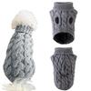 Dog Sweater Turtleneck Pet Sweater Warm Knitted Pullover Stretchy Knitwear Dogs Clothes for Fall Winter Small Dogs Puppies