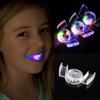 Flashing Teeth Brace Luminous Transparent Halloween LED Light Up Mouth Brace Party Supplies for Bar