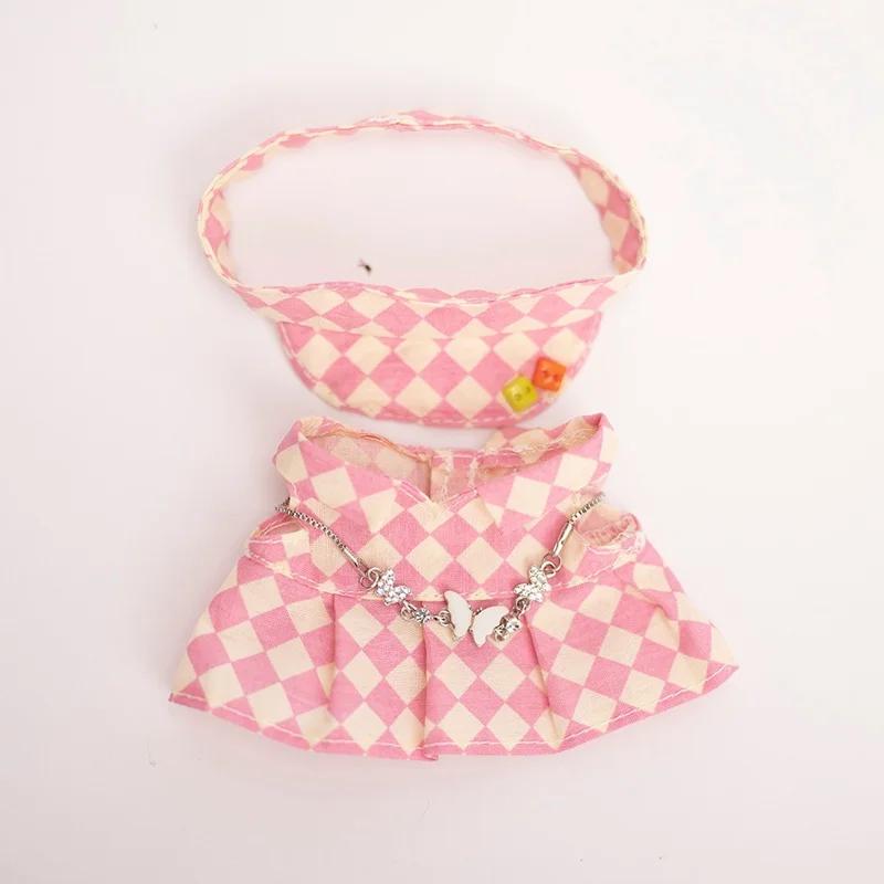 17 см Кукольная одежда шахматная доска теннисный комплект одежды детская подвесная одежда подтяжки брюки замена одежды трендовый подарок