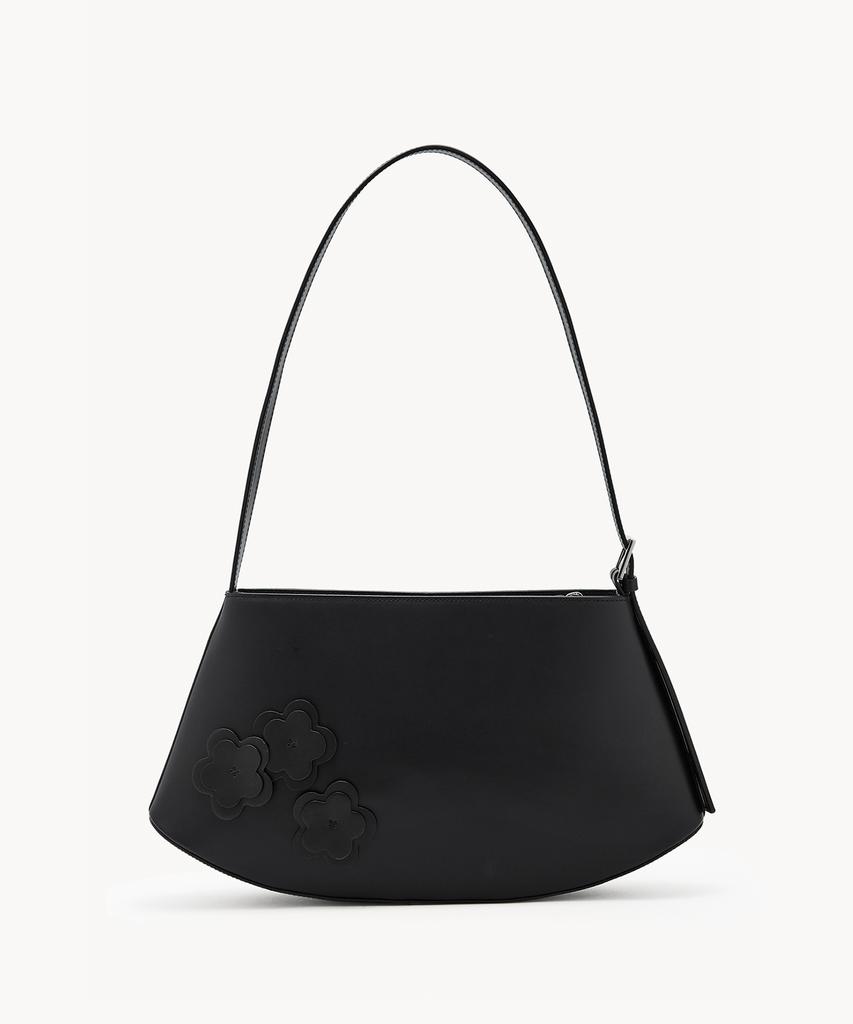 Clave Mia Flower Black Tote Bag