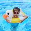 Striped Duck Baby Inflatable Toys Cartoon PVC Thickened Swimming Ring Summer Pool Beach Inflatable Floating Water Toys