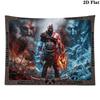 Kratos God Of War Wall Tapestry Aesthetic Wall Hanging Printed Fabric Blanket Decorative Tapestries for Bedroom Living Room Home Decor