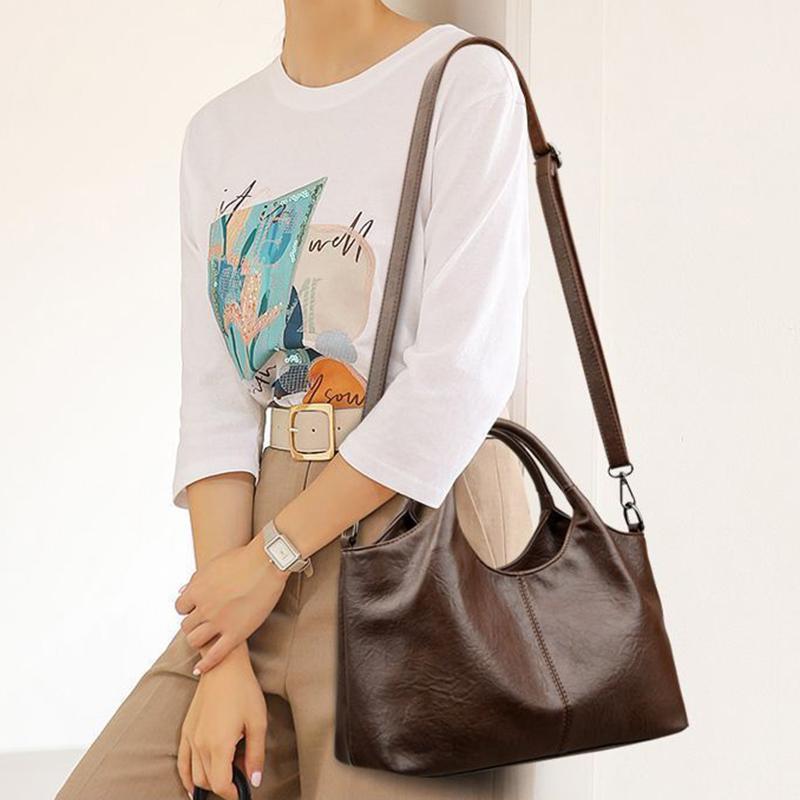 Yogodlns Высококачественная женская сумка-тоут из искусственной кожи большой вместимости, дизайнерская сумка через плечо из мягкой кожи, модные женские сумки