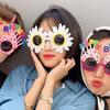Large Frame Daisy Shades Photograph Props Glasses Sunglasses Party Supplies Decorative Glasses