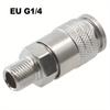 Pneumatic Fitting G1/4 Male Thread EU Standard Quick Connector For Air Compressor 53mm Length Air Compressor Tool Parts