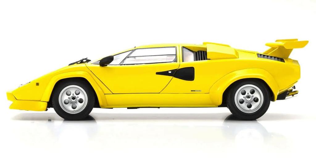 Kyosho Original Lamborghini Countach LP5000 Quattrovalvole Желтый Готовый продукт 1/18