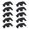 Zendellis 10pcs Headlight Bezel Retaining Mount Clip Set 51132752145 Durable Plastic Clip For Cooper