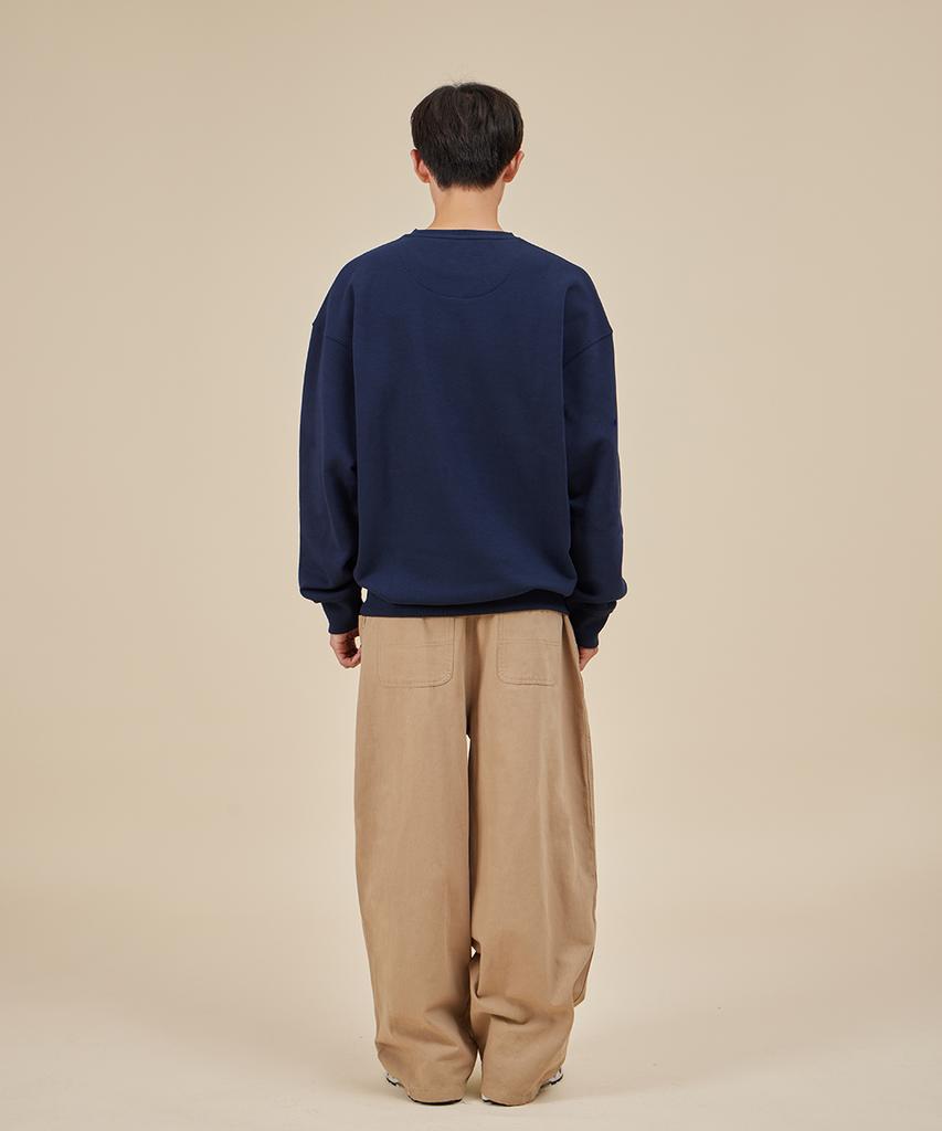 ASTRAL PROJECTION Ap Club Loose Fit Sweatshirt_Navy