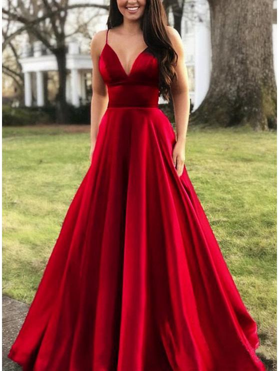 Весна/лето 2025 г. Европейское и американское сексуальное платье с V-образным вырезом и подтяжками