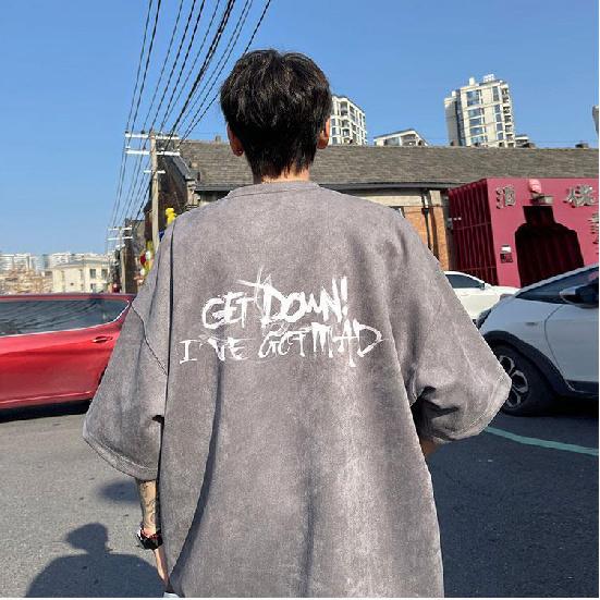 Футболка с коротким рукавом мужская летняя 2025Новая универсальная модная брендовая повседневная мужская футболка с коротким рукавом