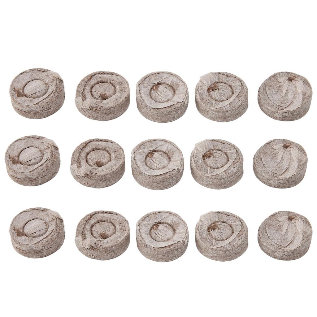 20Pcs 30mm Nursery Soil Seedling Soil Block Garden Flowers Vegetables Planting Accessory