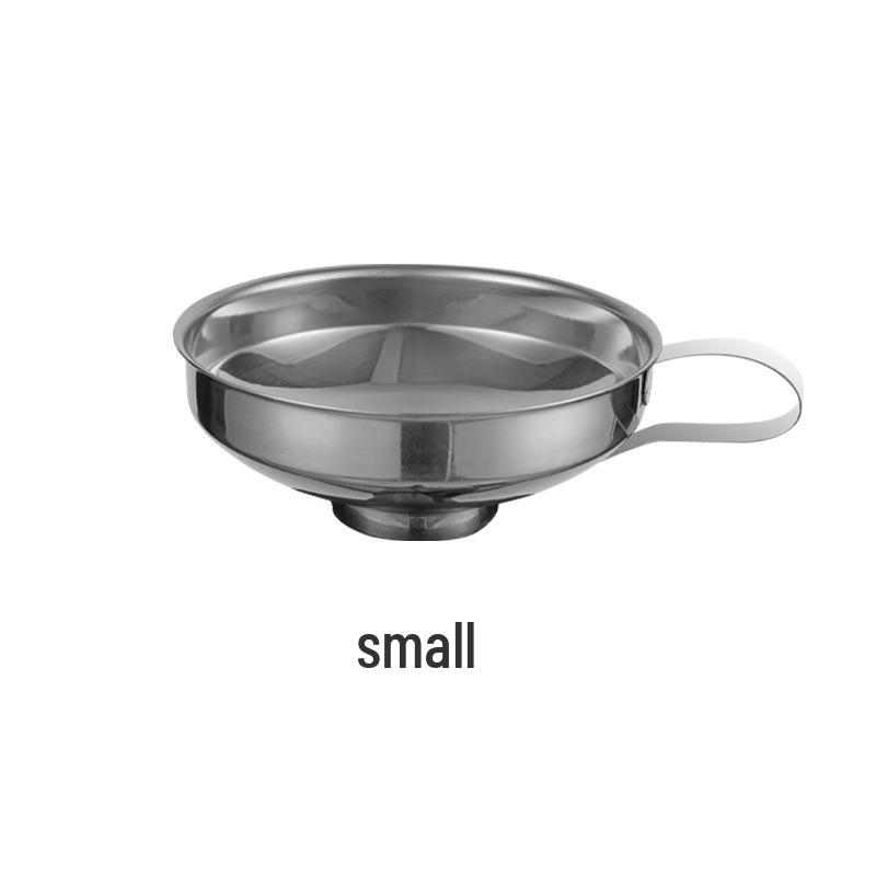 Золотая нержавеющая сталь широкогорлая воронка для джема, бобов и солений