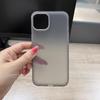 Compatible iPhone 16/15Pro/14/7/8 Frosted TPU Anti-Fall Transparent Protective Case