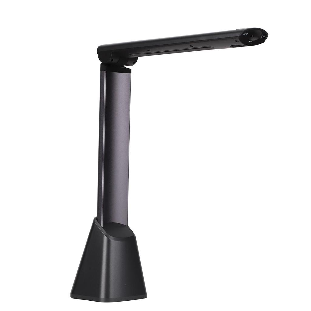 Document Camera 5MP A4 Catch Size Portable USB Overhead Doc Scanner with LED Light for ID Card