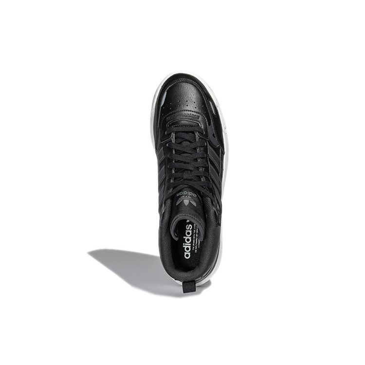 Adidas Оригинальные кроссовки Originals Post Up с нескользящей подошвой, прочные, средней высоты, для скейтбординга, унисекс, черные, белые, H00165