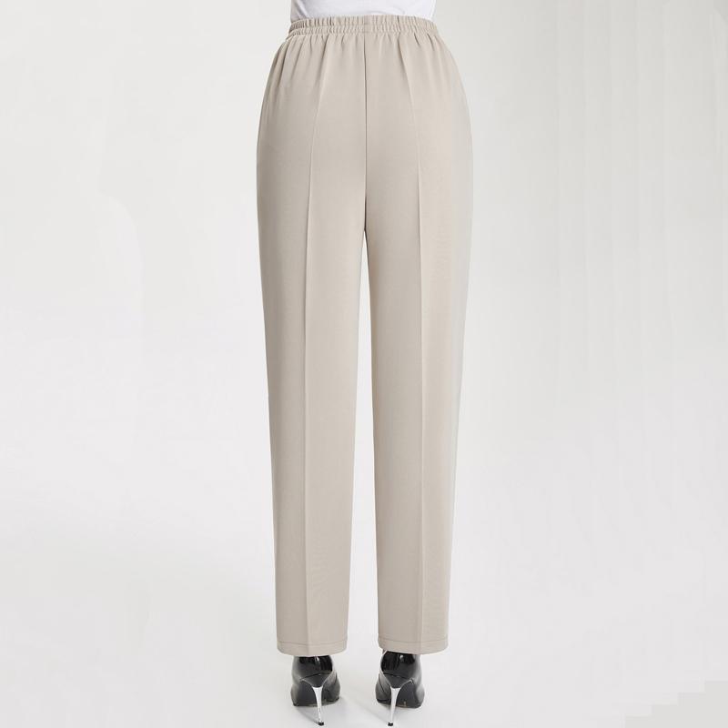 Летние прямые брюки больших размеров, женские элегантные длинные брюки с высокой талией