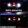 7743 LED Brake Reserve Stop Signal Light Turn Super 6500K White Bright 2PCS DRL
