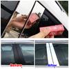 For Jetour X70 X70plus 2018 2023 Car Exterior Part Modify Window B C Pillar Sequin Decorate Trim Stainless Steel