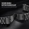 26mm 3-Bead Watch Band for Garmin Fenix 8 Pro AMOLED 51mm / 8 51mm / Enduro 3 / Enduro 2 Stainless Steel Replacement Strap with Folding Clasp