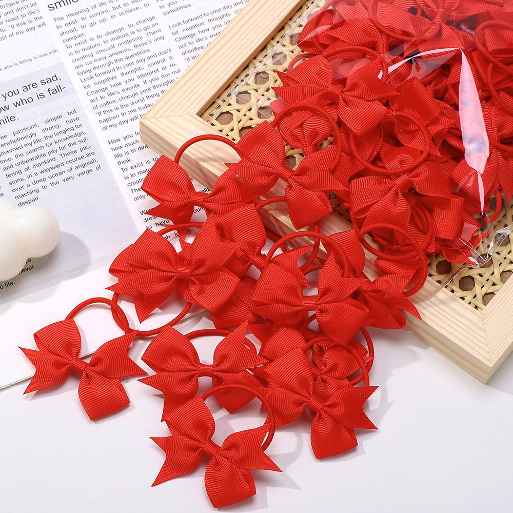 20 шт./лот Банты для волос из ленты для девочек Резинка Детские милые банты для чирлидинга Повязка на голову Бутик Детская повязка на голову головной убор ДЕТСКИЕ БАНТЫ