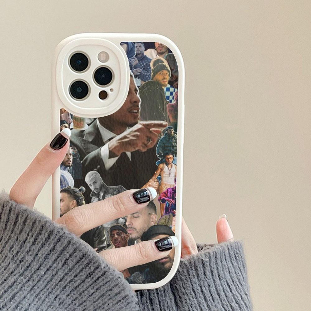 Rap Singer Rauw Alejandro Phone Case Hard Leather For IPhone 16 15 14 13 12 Mini 11 14 Pro Max Xs X Xr 7 8 Plus Fundas