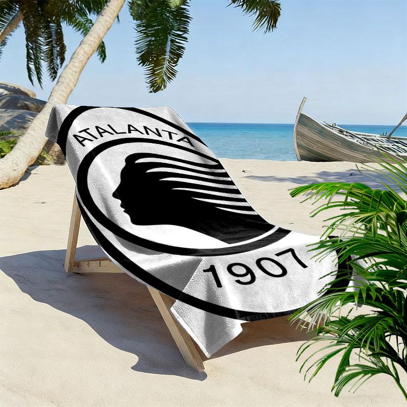 Atalanta BC poster Print Beach Towel, Large Soft Quick Dry Towel for Beach Camping Swimming