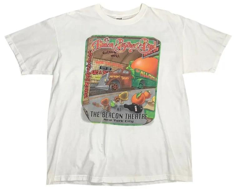 Vintage The Allman Brothers Band Beacon Theater Tour T Shirt 2 side White BTH38 Unisex T-Shirt