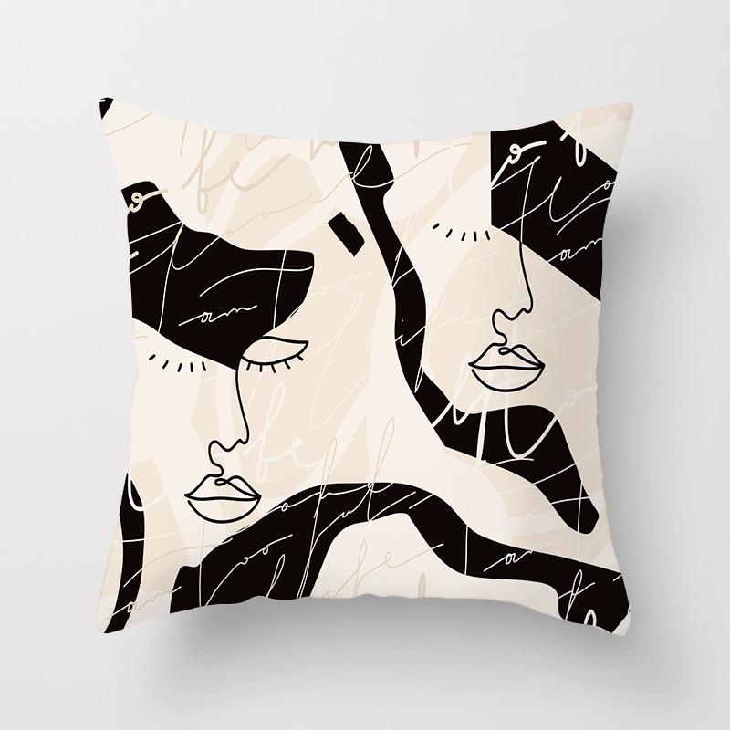 New Abstract Painting Pillowcase Matisse Series Pillows Sofa Car Cushion Pillowcase