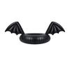 Inflatable Pool Float Creative Bat Wings Decor Black Thickened PVC Swim Ring
