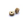 Solar Powered Car 10-25 Teeth Gear Robot Joint Micro Robotic Arm M0.5 D-Hole Copper Spur Motor Gear for Educational Technology