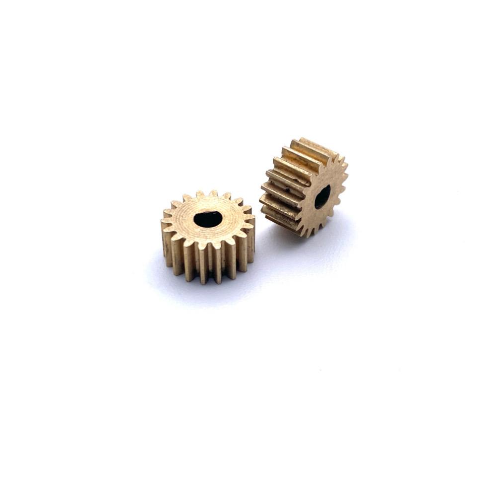Solar Powered Car 10-25 Teeth Gear Robot Joint Micro Robotic Arm M0.5 D-Hole Copper Spur Motor Gear for Educational Technology