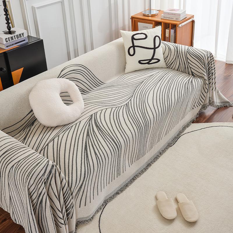 Чехол на диван, тканевый чехол для дивана, подушка для дивана, полотенце, простое современное полностью покрытое одеяло, не царапающий чехол для дивана, универсальный универсальный чехол на четыре сезона
