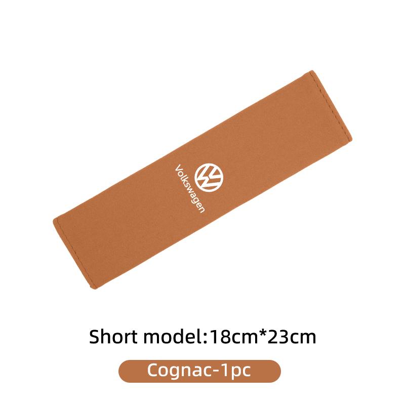 XYZ1 For Volkswagen VW Suede Car Seat Safety Belt Adjustable Shoulder Protector Pad Scirocco Passat Polo B5 B6 B7 CC Tiguan Sharan