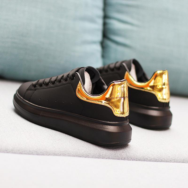 White Shoes for Men Thick Soles for Men Skateboard Shoes for Lovers Casual Sports Shoes for Men Light Travel Shoes