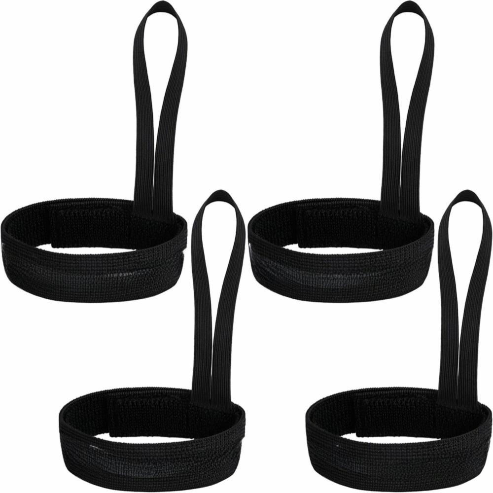 4Pcs Adjustable Design Elastic Wrist Straps Metal Button Elastic Construction Glove Safety Straps Nylon Material