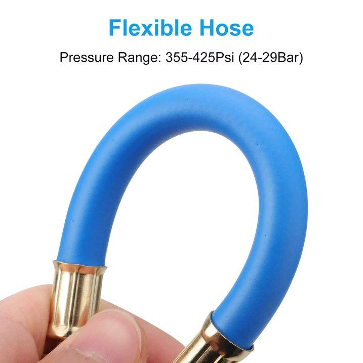 Car A/C Oil/Dye Injector 30Ml 1Oz With Low Side Quick Coupler Adapter 1/4 Air Conditioning Automotive Oiler Injection Syringe