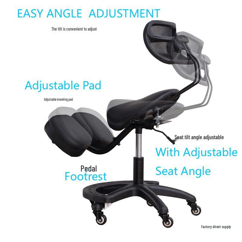 Ergonomic Adjustable Kneeling Office Chair for Posture Correction