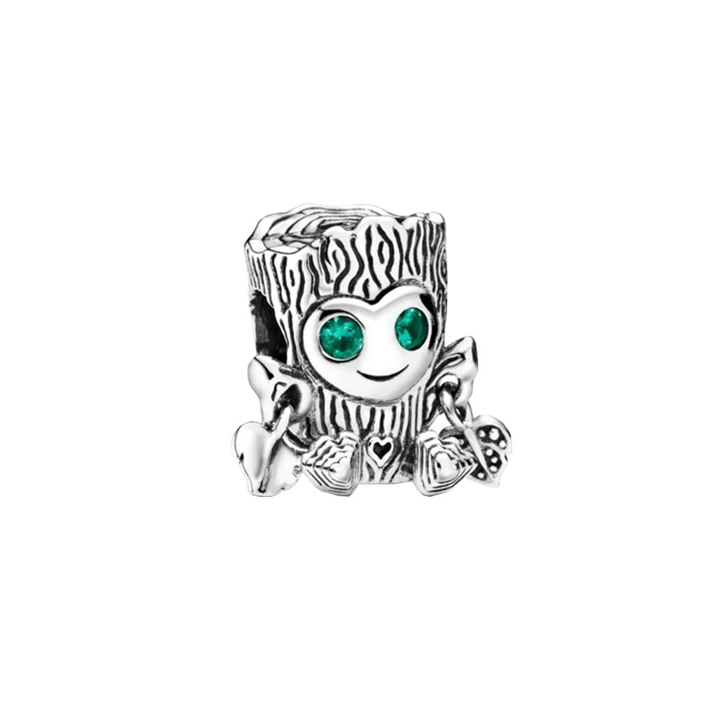 SS925 оригинальные бусины из цинкового сплава с серебряным покрытием, подвески в виде животных, пригодные для ювелирных изделий, милые ниши для DIY, женский браслет, подарок